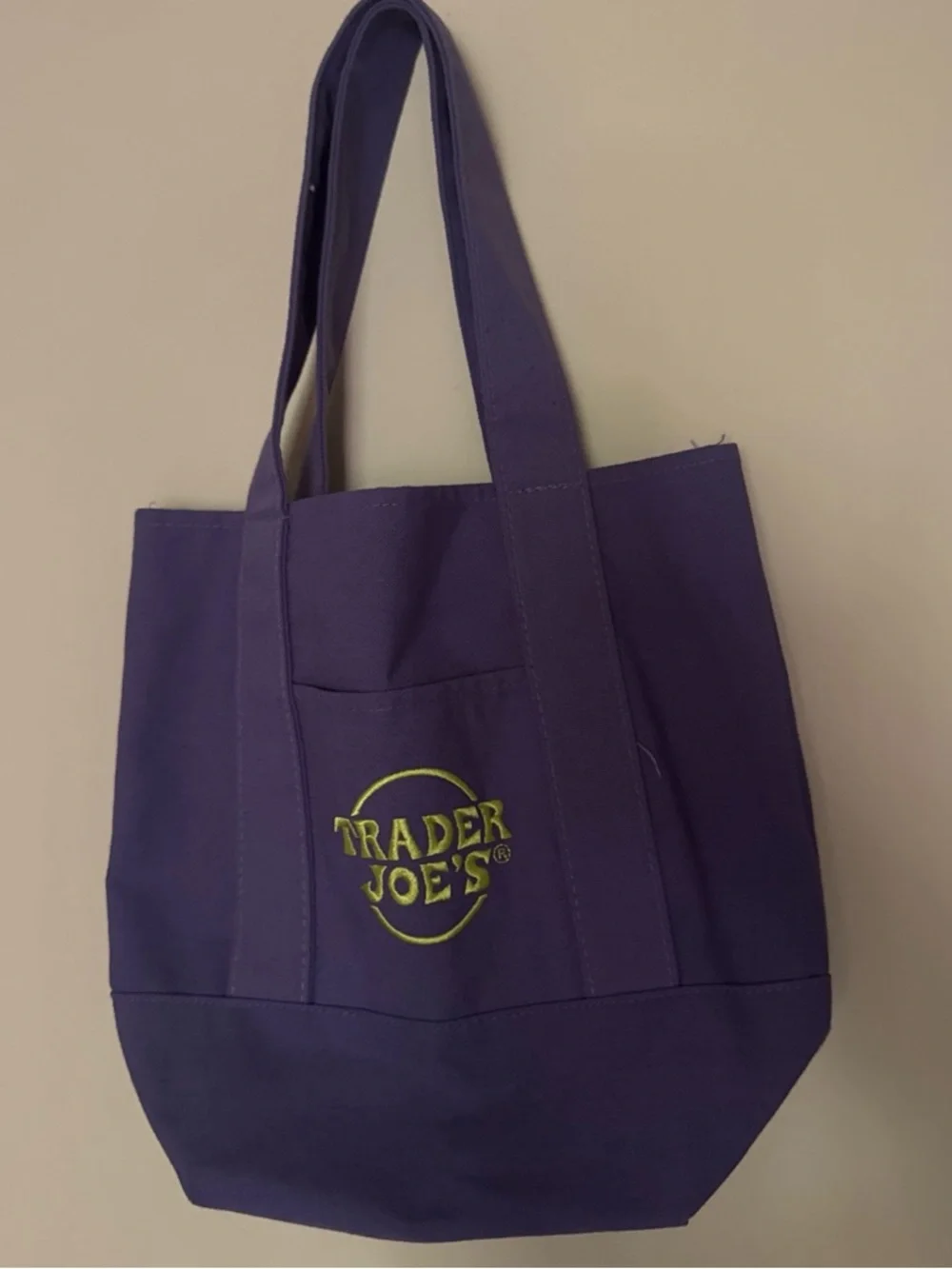 Purple Canvas Tote Bag